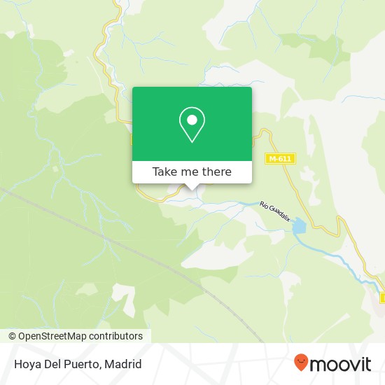 Hoya Del Puerto map