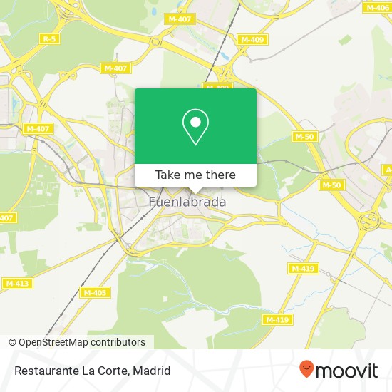 mapa Restaurante La Corte