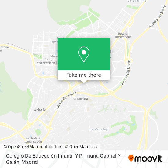 Colegio De Educación Infantil Y Primaria Gabriel Y Galán map