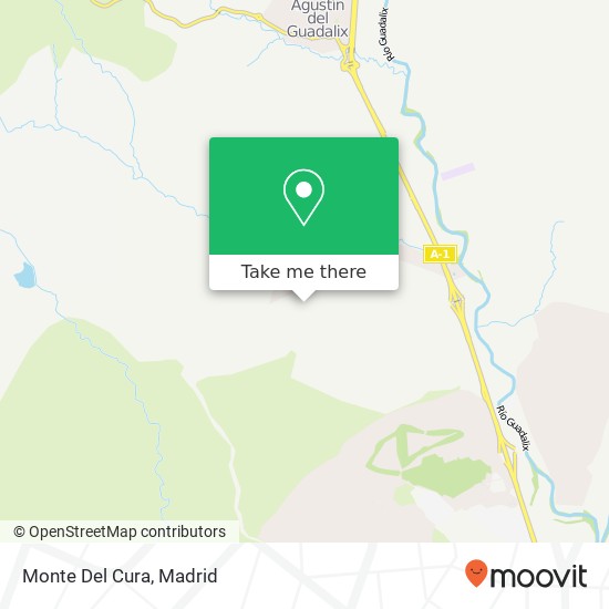 Monte Del Cura map