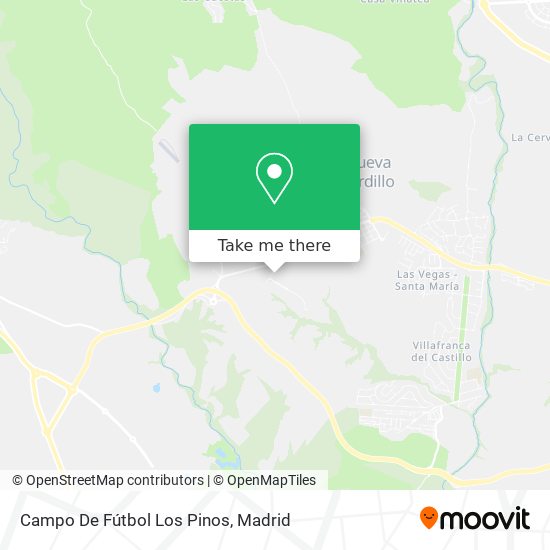 Campo De Fútbol Los Pinos map