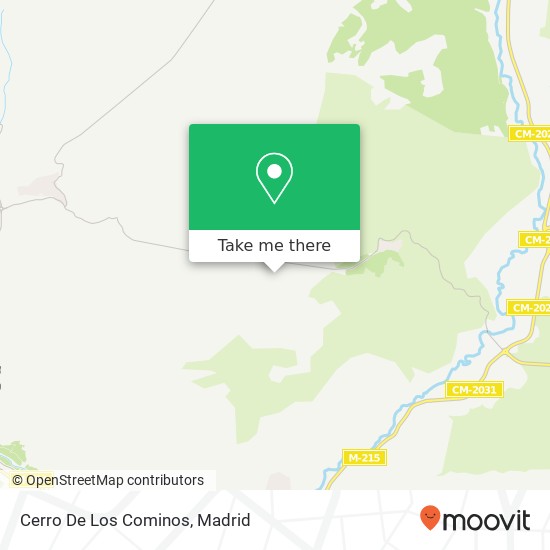 Cerro De Los Cominos map