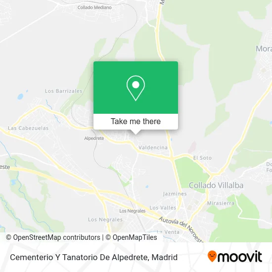 Cementerio Y Tanatorio De Alpedrete map