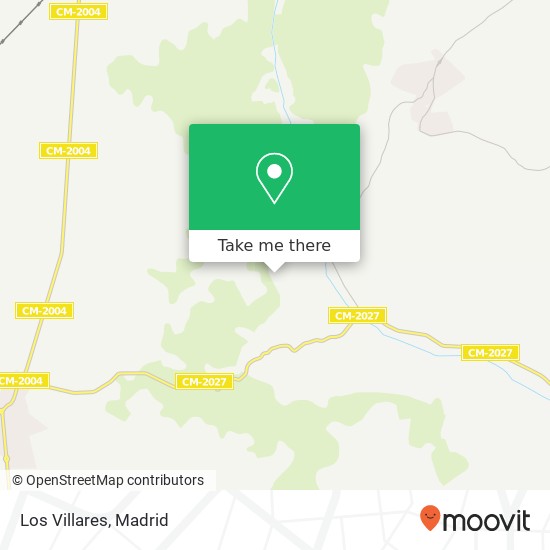 Los Villares map