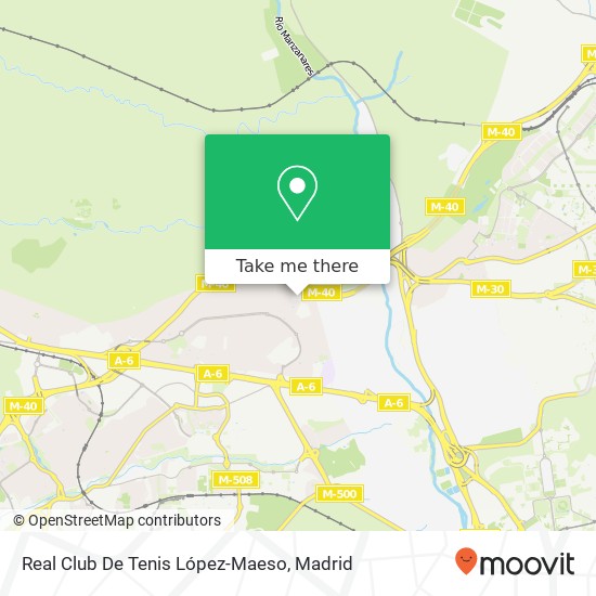 Real Club De Tenis López-Maeso map