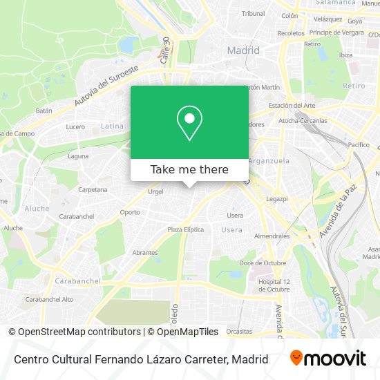 Centro Cultural Fernando Lázaro Carreter map