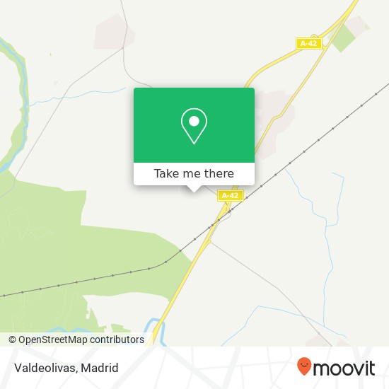 Valdeolivas map