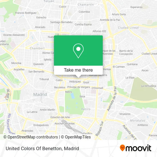 United Colors Of Benetton map