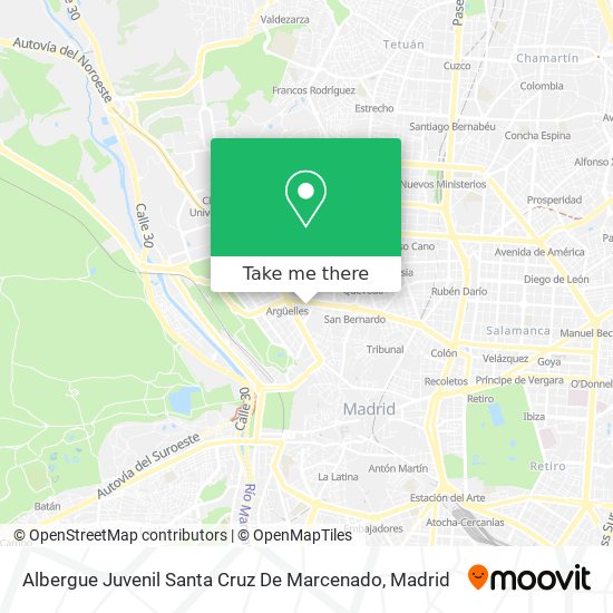 Albergue Juvenil Santa Cruz De Marcenado map