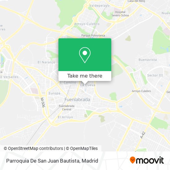 mapa Parroquia De San Juan Bautista