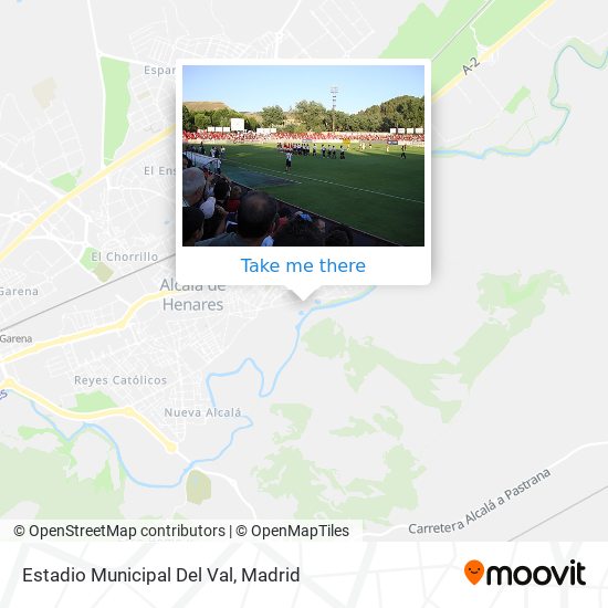 mapa Estadio Municipal Del Val