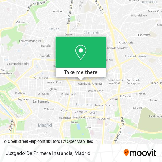 Juzgado De Primera Instancia map