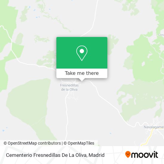 mapa Cementerio Fresnedillas De La Oliva