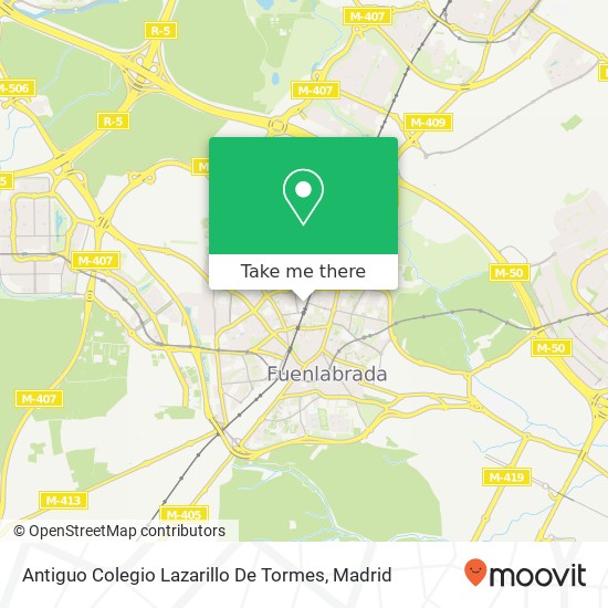 mapa Antiguo Colegio Lazarillo De Tormes