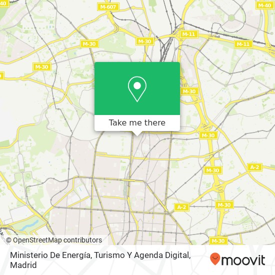 Ministerio De Energía, Turismo Y Agenda Digital map