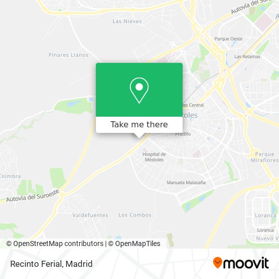 Recinto Ferial map