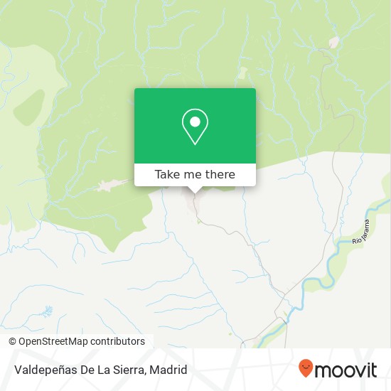 Valdepeñas De La Sierra map