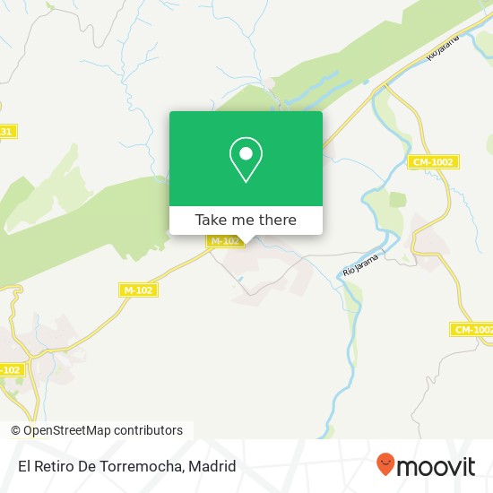 El Retiro De Torremocha map