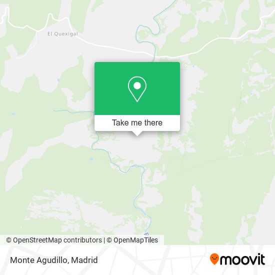 Monte Agudillo map