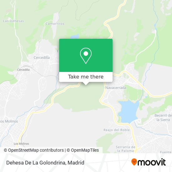 mapa Dehesa De La Golondrina