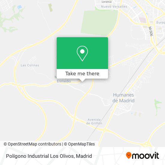 Polígono Industrial Los Olivos map