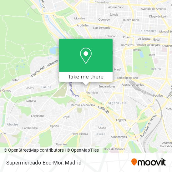 Supermercado Eco-Mor map