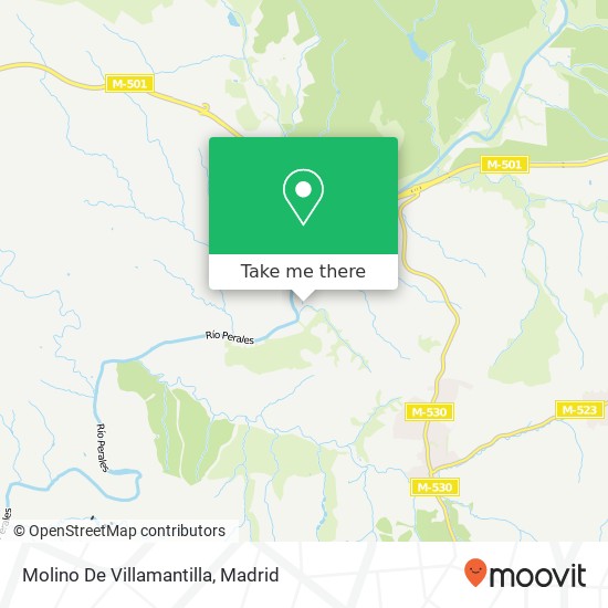 Molino De Villamantilla map