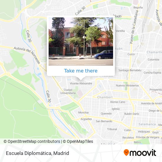 mapa Escuela Diplomática