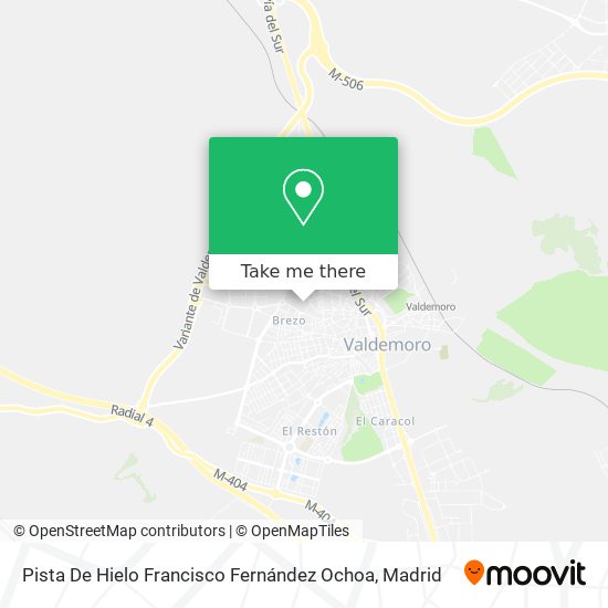 Pista De Hielo Francisco Fernández Ochoa map