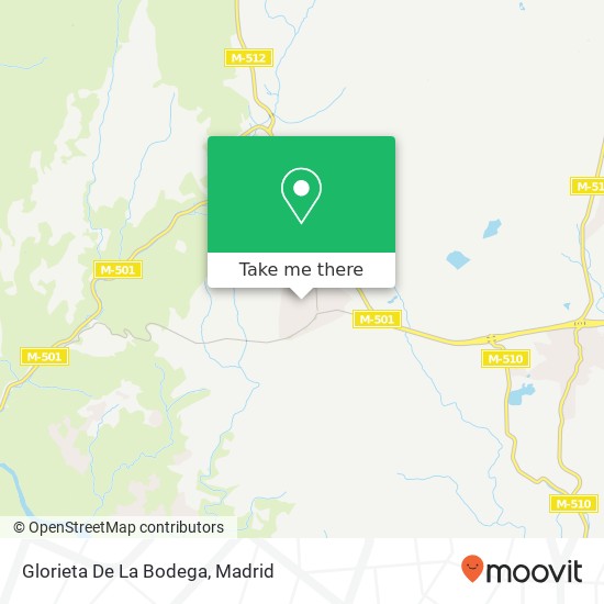 mapa Glorieta De La Bodega