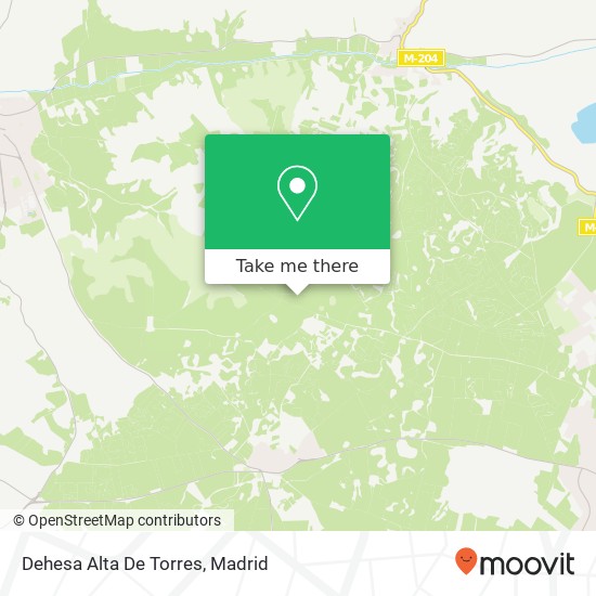 Dehesa Alta De Torres map