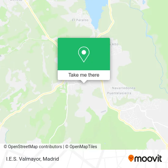 I.E.S. Valmayor map