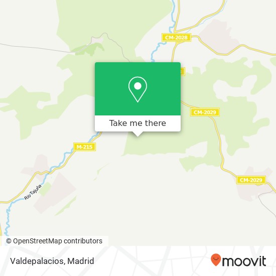 mapa Valdepalacios