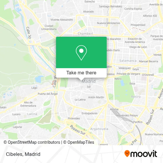Cibeles map