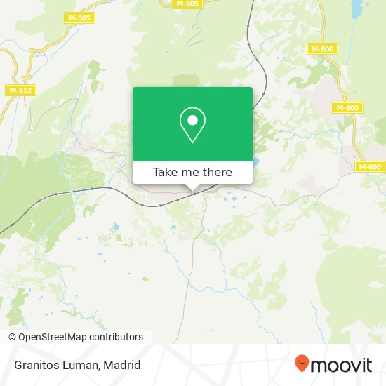 Granitos Luman map