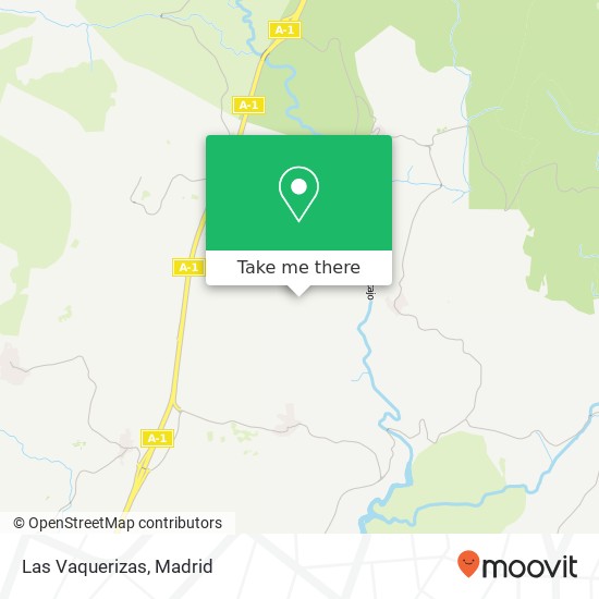 Las Vaquerizas map