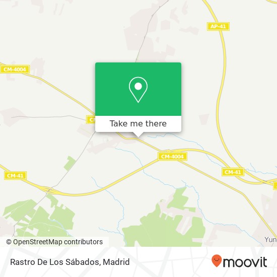 Rastro De Los Sábados map