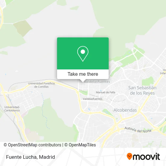 Fuente Lucha map