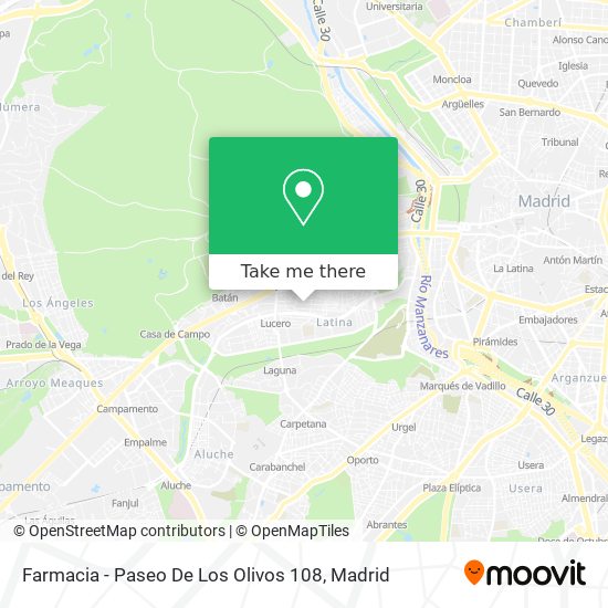 Farmacia - Paseo De Los Olivos 108 map