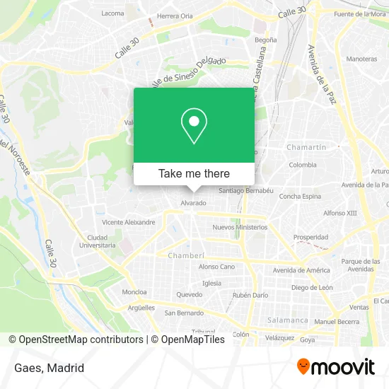 Gaes map