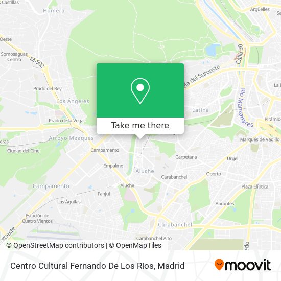 Centro Cultural Fernando De Los Ríos map
