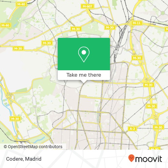 Codere map