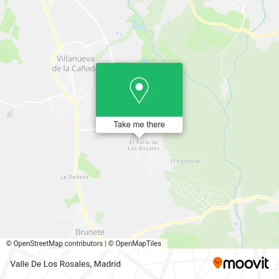 Valle De Los Rosales map