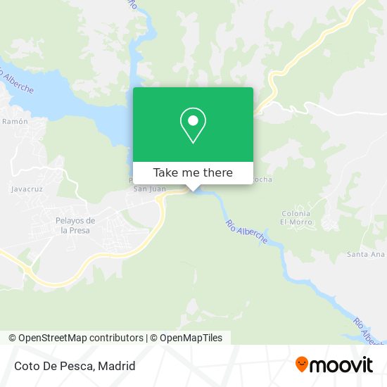 Coto De Pesca map