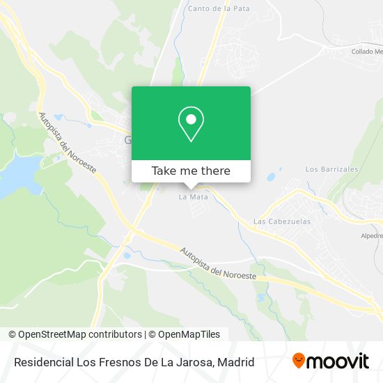 mapa Residencial Los Fresnos De La Jarosa