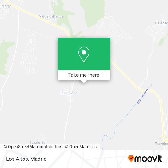 Los Altos map