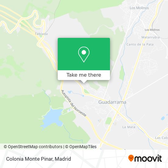 Colonia Monte Pinar map