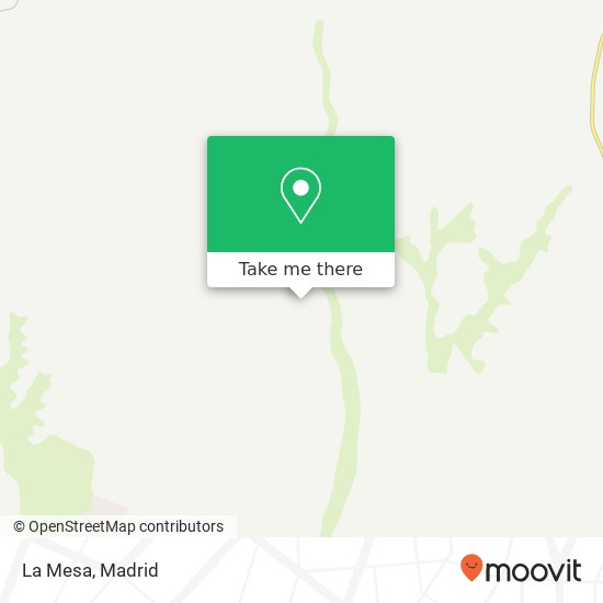 La Mesa map