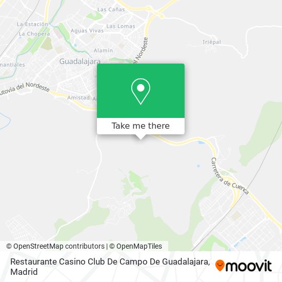 mapa Restaurante Casino Club De Campo De Guadalajara