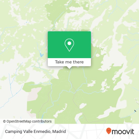 Camping Valle En Medio map